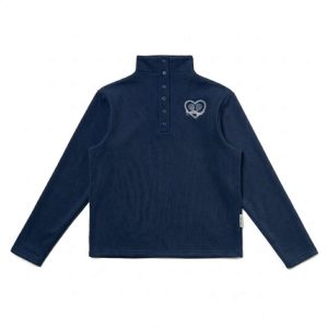 High Neck Women Long Slevee Love Court